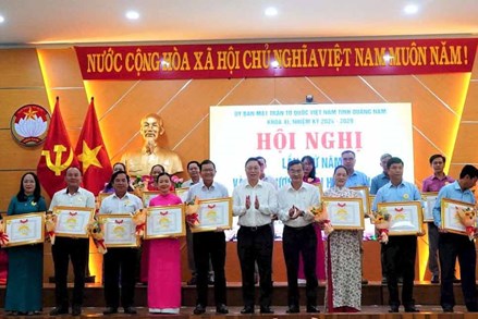 Hội nghị Ủy ban Mặt trận Tổ quốc Việt Nam tỉnh Quảng Nam lần thứ 5 khóa XI, nhiệm kỳ 2024 - 2029 