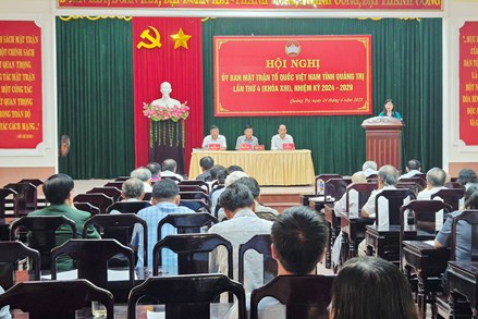 Ủy ban MTTQ tỉnh Quảng Trị sơ kết công tác Mặt trận 6 tháng đầu năm