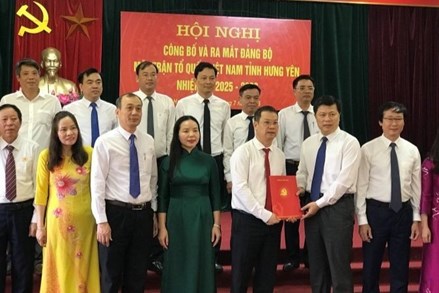 Thành lập Ủy ban MTTQ Việt Nam tỉnh Hưng Yên và Đảng bộ MTTQ Việt Nam tỉnh Hưng Yên