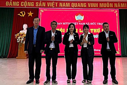 Hội nghị Ủy ban MTTQ Việt Nam xã Đức Trọng lần thứ I, nhiệm kỳ 2024-2029