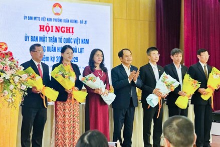 Ủy ban MTTQ phường Xuân Hương - Đà Lạt quyết tâm nâng cao hiệu quả hoạt động trong nhiệm kỳ mới