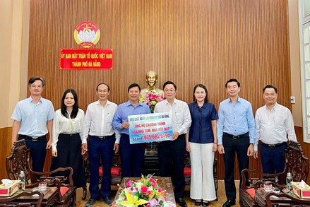 TP Đà Nẵng: Tiếp nhận hơn 900 triệu đồng 'Xóa nhà tạm, nhà dột nát'