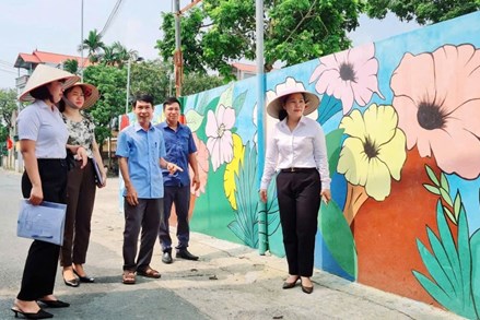 Xã Quốc Oai lan tỏa phong trào “sáng - xanh - sạch - đẹp - an toàn”