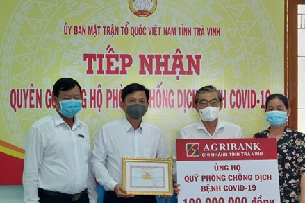 Trà Vinh: Hơn 20 tỷ đồng ủng hộ công tác phòng, chống dịch Covid-19