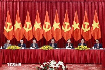 Tổng Bí thư Tô Lâm tiếp các Trưởng đoàn chính đảng các nước