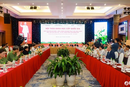 Chủ tịch Hồ Chí Minh - Biểu tượng cao đẹp của ý chí, khát vọng độc lập của dân tộc, tự do, hạnh phúc cho nhân dân