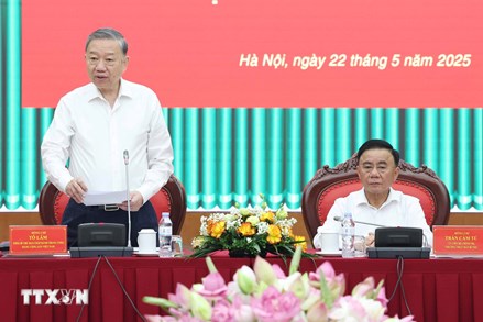 Tổng Bí thư Tô Lâm làm việc với Ủy ban Kiểm tra Trung ương