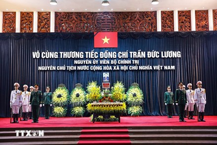 Cử hành trọng thể Lễ Quốc tang nguyên Chủ tịch nước Trần Đức Lương