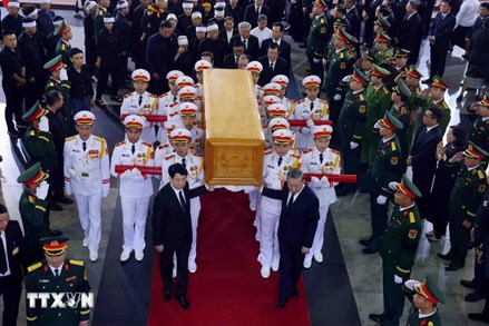 Cử hành trọng thể Lễ truy điệu nguyên Chủ tịch nước Trần Đức Lương