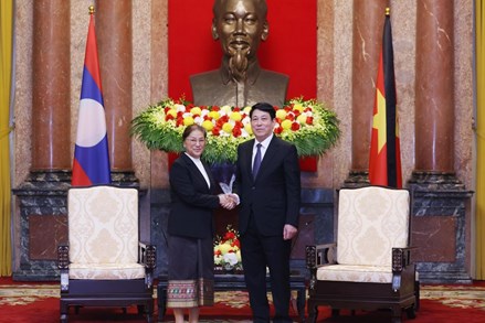 Lào luôn ghi nhớ đóng góp to lớn của nguyên Chủ tịch nước Trần Đức Lương