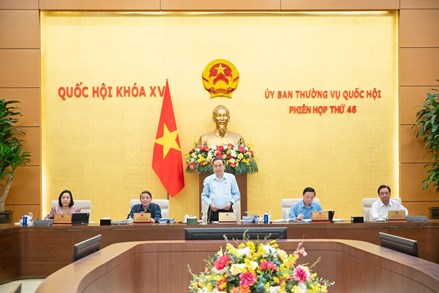 Khai mạc Phiên họp thứ 46 của Ủy ban Thường vụ Quốc hội