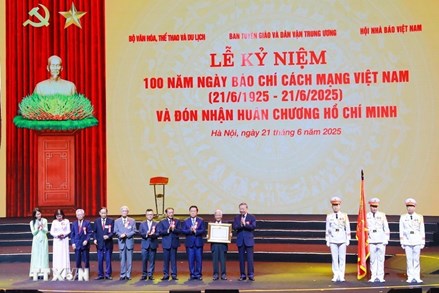 Lễ kỷ niệm trọng thể 100 năm Ngày Báo chí Cách mạng Việt Nam