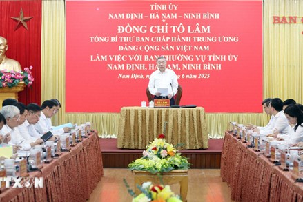 Tổng Bí thư: Hợp nhất 3 tỉnh Nam Định, Hà Nam và Ninh Bình là bước đi tất yếu