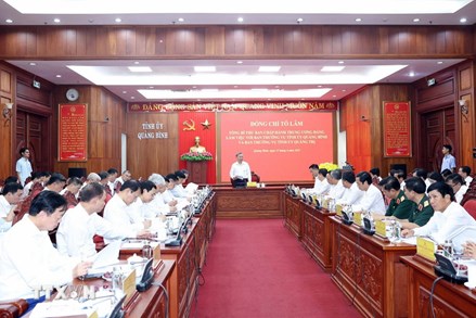 Tổng Bí thư Tô Lâm: Đòn bẩy chiến lược đưa Quảng Trị vươn lên trở thành cực tăng trưởng mới vùng Bắc Trung Bộ