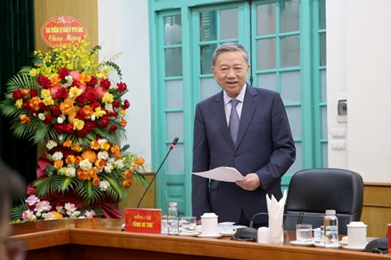 Tổng Bí thư Tô Lâm: Trước hết phải đúng vai, thuộc bài và khép mình trong một tổ chức