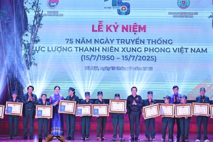 Lễ Kỷ niệm 75 năm Ngày truyền thống Lực lượng Thanh niên xung phong Việt Nam 