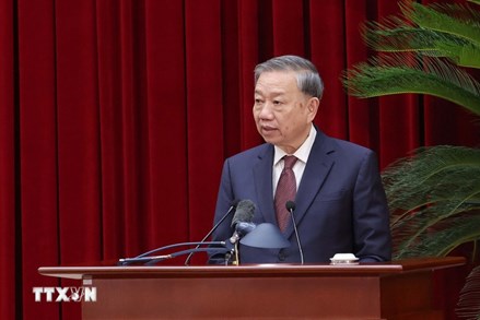 Phát biểu của Tổng Bí thư Tô Lâm tại Phiên Bế mạc Hội nghị lần thứ 12 Ban Chấp hành Trung ương Đảng khóa XIII