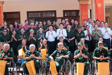 Chủ tịch nước Lương Cường: Chính sách ưu đãi người có công là nhiệm vụ thường xuyên, lâu dài