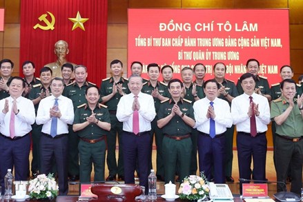 Tổng Bí thư Tô Lâm: Tăng cường các giải pháp xây dựng Quân đội vững mạnh