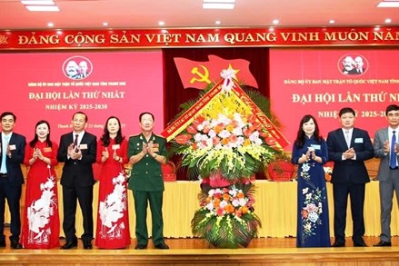 Đại hội Đảng bộ Ủy ban MTTQ tỉnh Thanh Hóa lần thứ nhất, nhiệm kỳ 2025-2030