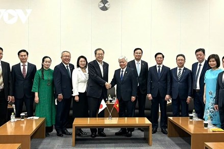 Chủ tịch Ủy ban Trung ương MTTQ Việt Nam Đỗ Văn Chiến thăm và làm việc tại Nhật Bản