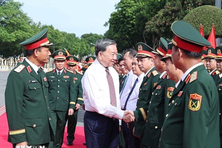 Tổng Bí thư Tô Lâm: Xây dựng Quân đoàn 12 là lực lượng cơ động chiến lược của Quân đội