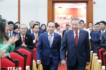 Tổng Bí thư Tô Lâm dự Đại hội đại biểu Đảng bộ Văn phòng Trung ương Đảng nhiệm kỳ 2025-2030 