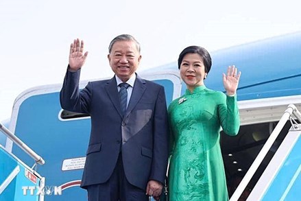 Tổng Bí thư Tô Lâm và Phu nhân lên đường thăm cấp Nhà nước Đại Hàn Dân Quốc