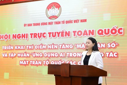 Chuyển đổi số để hoạt động của Mặt trận đáp ứng yêu cầu tổ chức bộ máy theo mô hình mới 