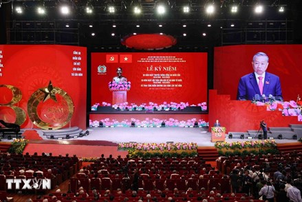 Diễn văn của Tổng Bí thư Tô Lâm tại Lễ kỷ niệm 80 năm Ngày truyền thống Công an nhân dân