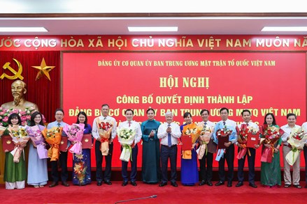 Hướng tới Đại hội đại biểu Đảng bộ Cơ quan Ủy ban Trung ương MTTQ Việt Nam lần thứ I, nhiệm kỳ 2025-2030