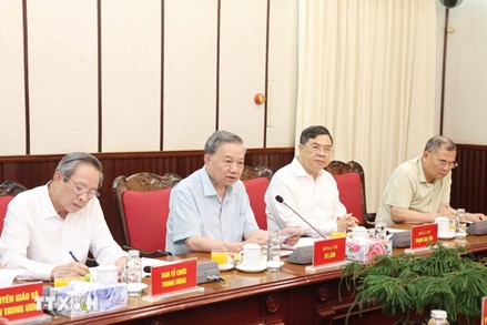 Tổng Bí thư Tô Lâm chủ trì cuộc họp về triển khai Nghị quyết số 71-NQ/TW