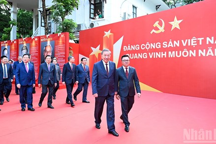Tổng Bí thư Tô Lâm dự lễ ra mắt Trang thông tin điện tử “Đảng Cộng sản Việt Nam - Đại hội XIV“