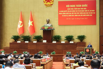 Thủ tướng: Khai thông điểm nghẽn, tạo đột phá phát triển, hiện đại hóa, chấn hưng nền giáo dục nước nhà