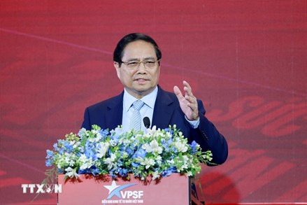 Thủ tướng Phạm Minh Chính dự Phiên đối thoại cấp cao Diễn đàn Kinh tế tư nhân Việt Nam 2025