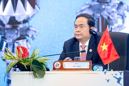 Chủ tịch Quốc hội Trần Thanh Mẫn phát biểu tại Phiên toàn thể thứ nhất Đại hội đồng AIPA-46