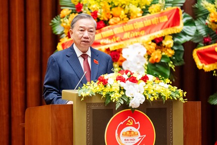 Phát biểu của Tổng Bí thư Tô Lâm tại Đại hội đại biểu Đảng bộ Quốc hội lần thứ I