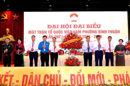 Tuyên Quang: MTTQ Việt Nam phường Bình Thuận tổ chức thành công Đại hội lần thứ I, nhiệm kỳ 2025 - 2030
