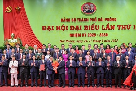 Đại hội đại biểu Đảng bộ thành phố Hải Phòng: Đồng chí Lê Tiến Châu được chỉ định làm Bí thư Thành ủy Hải Phòng nhiệm kỳ 2025-2030