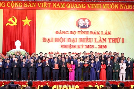 Đại hội đại biểu Đảng bộ tỉnh Đắk Lắk: Đồng chí Nguyễn Đình Trung được chỉ định giữ chức Bí thư Tỉnh ủy Đắk Lắk nhiệm kỳ 2025 - 2030