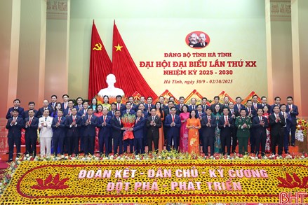 Đại hội đại biểu Đảng bộ tỉnh Hà Tĩnh: Khai thác tiềm năng, huy động mọi nguồn lực, đưa Hà Tĩnh phát triển nhanh và bền vững