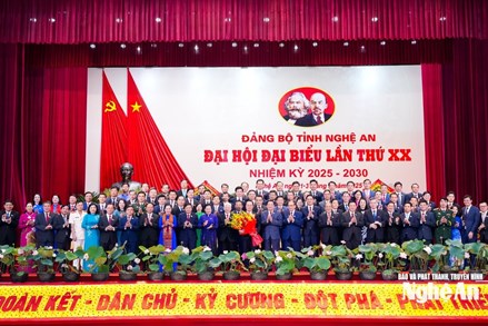 Đại hội đại biểu Đảng bộ tỉnh Nghệ An: Bầu 68 đồng chí vào Ban Chấp hành Đảng bộ tỉnh Nghệ An khóa XX, nhiệm kỳ 2025 - 2030