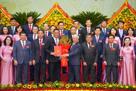 Chủ tịch Đỗ Văn Chiến dự và phát biểu chỉ đạo tại Đại hội đại biểu Đảng bộ tỉnh Quảng Trị lần thứ I, nhiệm kỳ 2025-2030