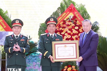 Tổng Bí thư Tô Lâm dự Lễ kỷ niệm 80 năm Ngày truyền thống Lực lượng vũ trang Quân khu 4