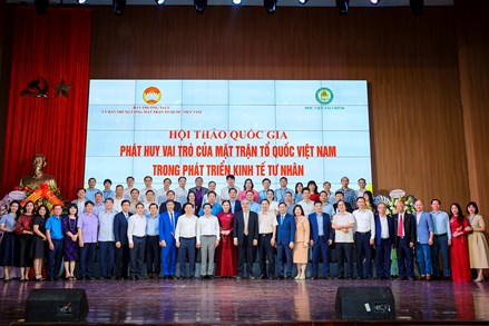 Hội thảo quốc gia: Phát huy vai trò của Mặt trận Tổ quốc Việt Nam trong phát triển kinh tế tư nhân