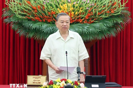 Thông báo Kết luận của Tổng Bí thư tại Hội nghị sơ kết thực hiện Nghị quyết số 57-NQ/TW