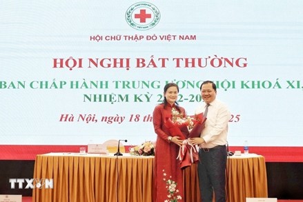Bà Đỗ Thị Thu Thảo giữ chức Chủ tịch Trung ương Hội Chữ thập đỏ Việt Nam khóa XI