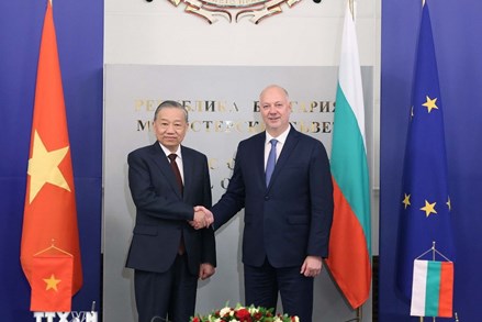 Tổng Bí thư Tô Lâm hội kiến Thủ tướng Bulgaria Rosen Zhelyazkov