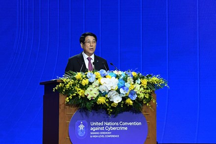 Phát biểu của Chủ tịch nước Lương Cường tại phiên khai mạc Lễ mở ký Công ước Liên Hợp Quốc về chống tội phạm mạng