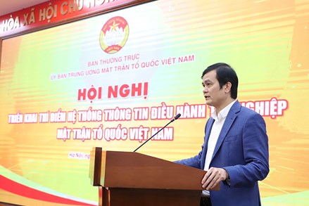 Bước tiến quan trọng trong việc hiện đại hóa nền hành chính Mặt trận Tổ quốc Việt Nam sau sắp xếp tinh gọn tổ chức bộ máy